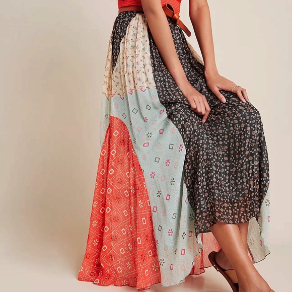 Anthropologie Verb Bohemian Gypsy Maxi Skirt - Picture 3 of 7